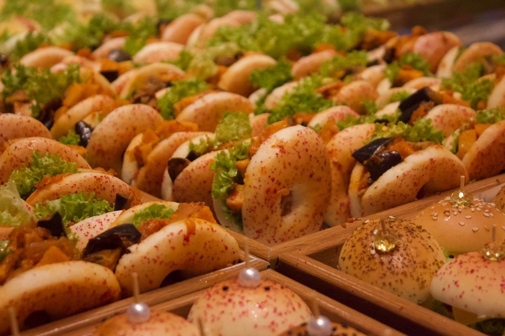 ساندويتش بطاطس وباذنجان