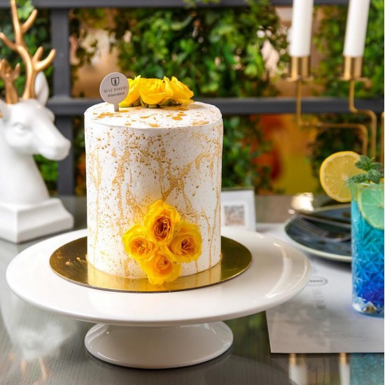 نيكد كيك فانيلا توت احمر وسط