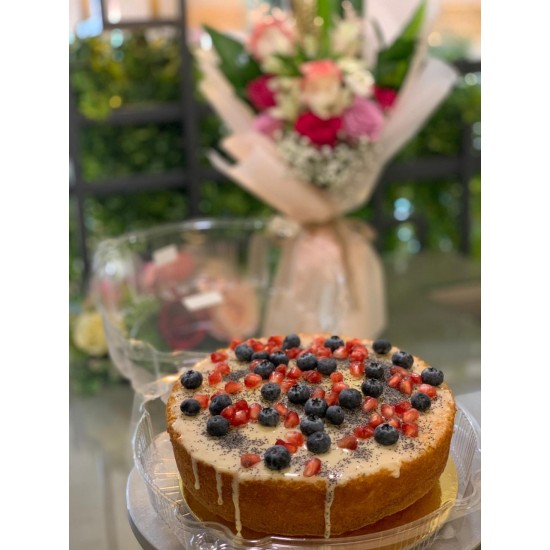 كيك الليمون