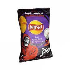بطاطس ليز رانش حار 155 ج