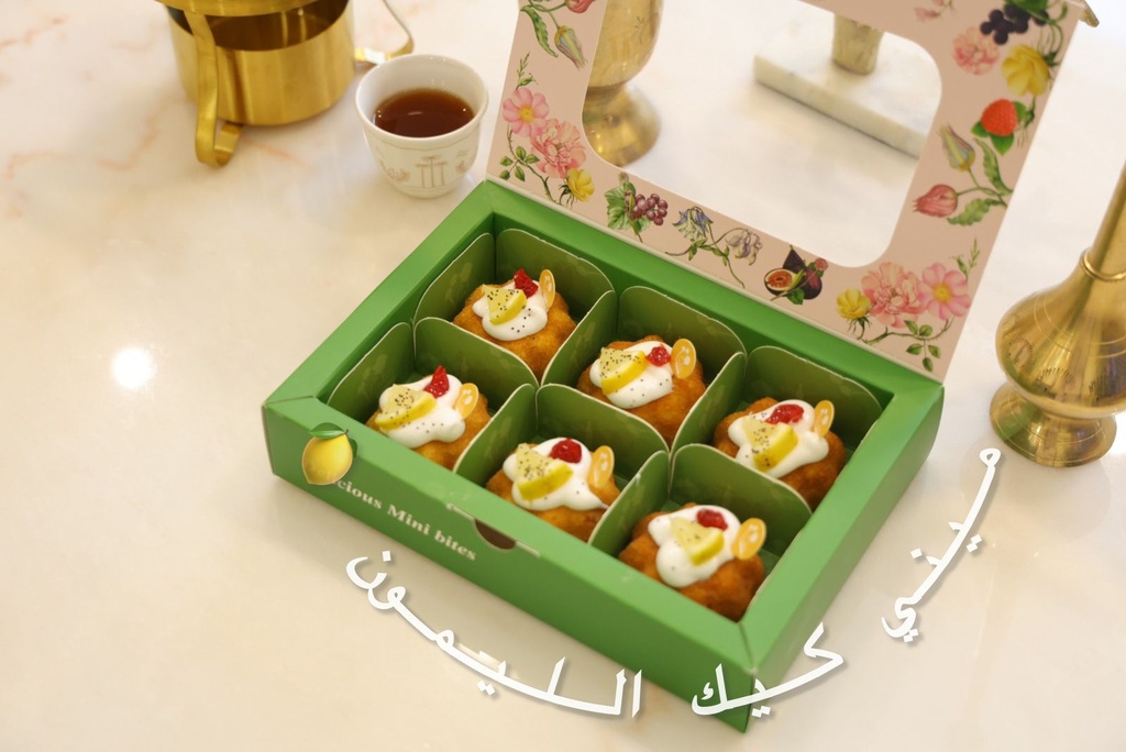 ميني كيك الليمون فانيلا صغير