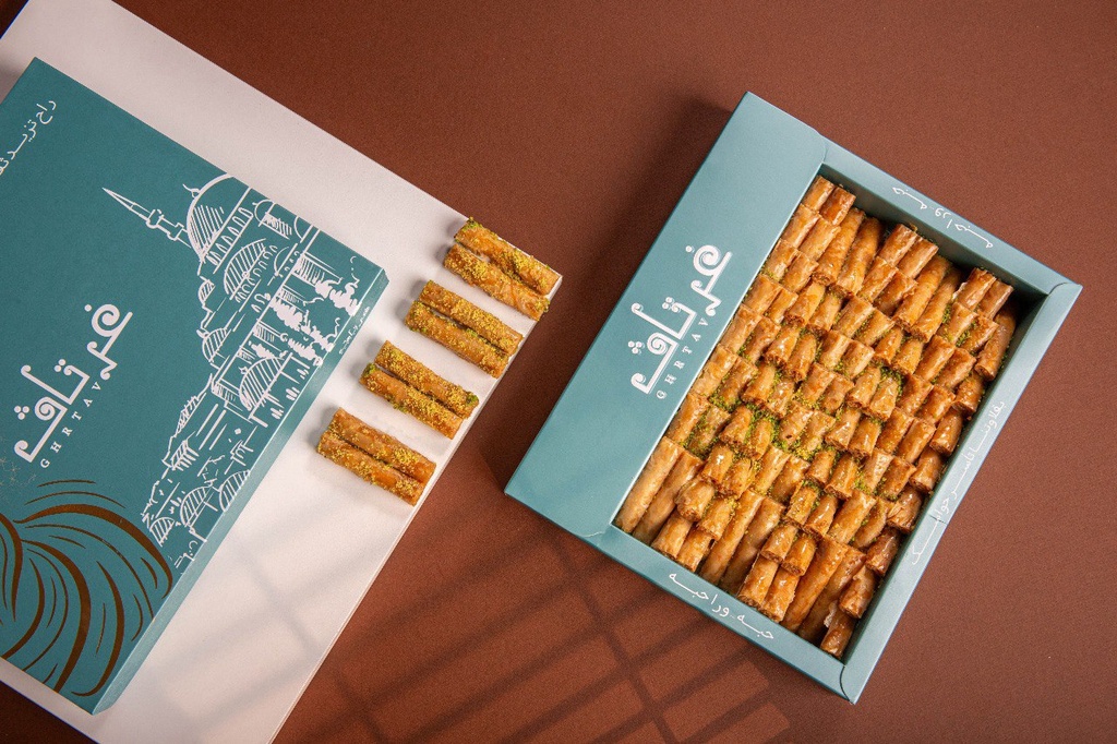 بوكس بقلاوة اصابع كاجو غرتاف 