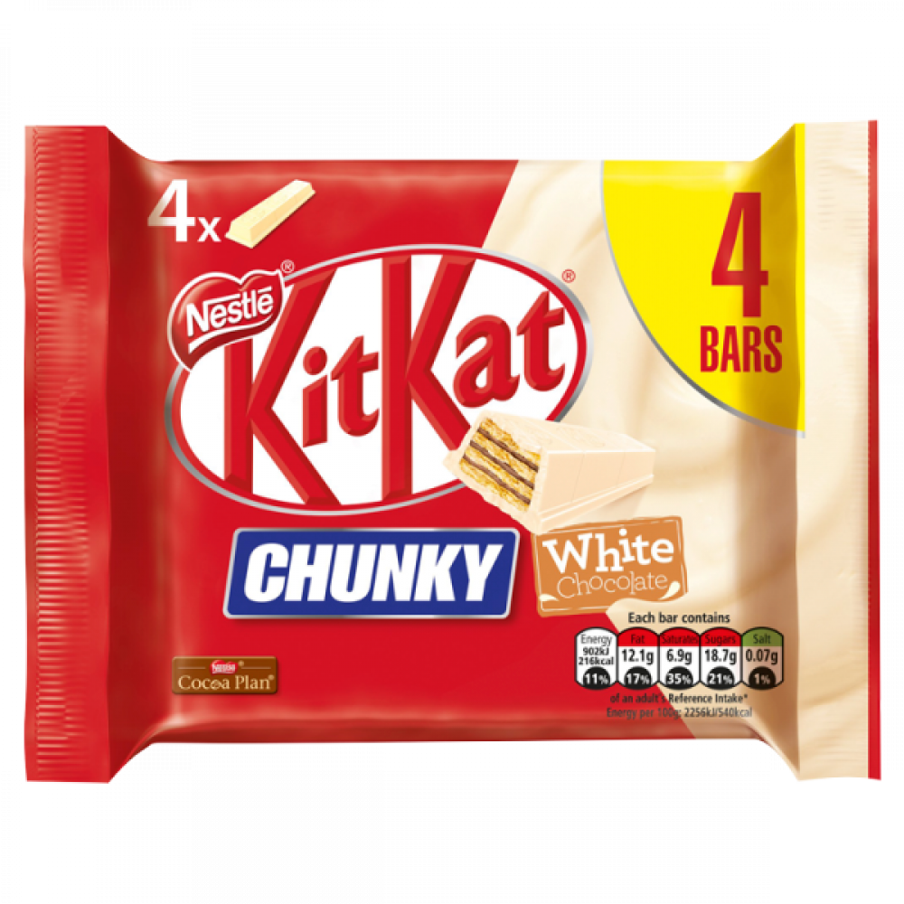 كيت كات شنيكي بالشوكولاتة البيضاء 160ج