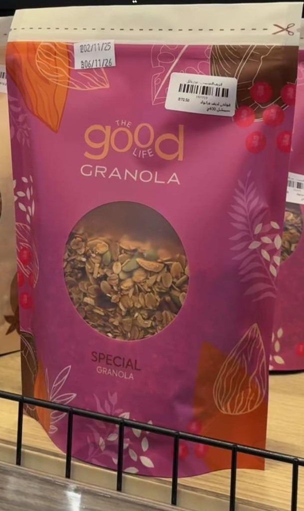 قولدن لايف جرانولا سبيشل 400ج