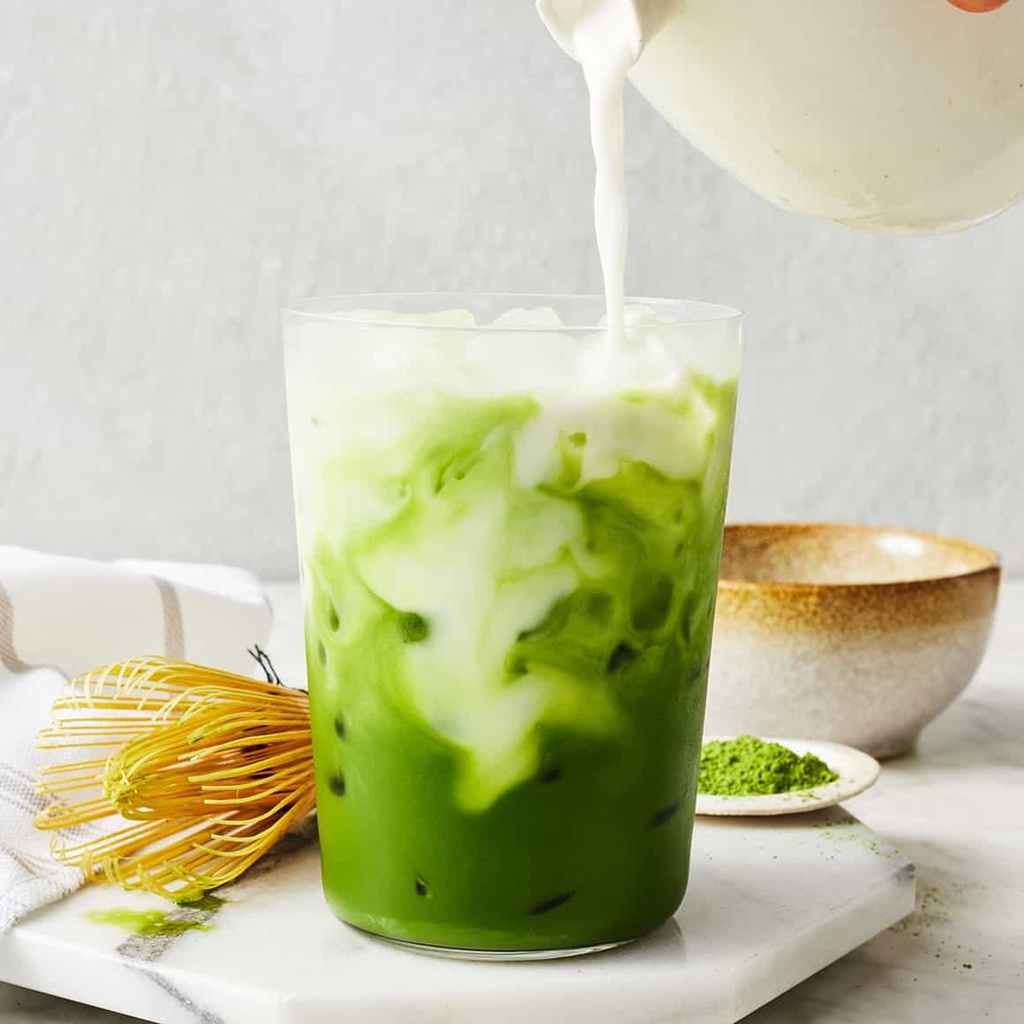 [9565856] لاتيه ماتشا مثلج ( iced matcha latte)