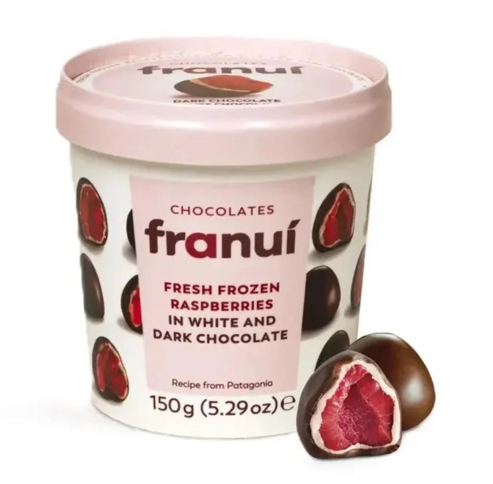 ايس كريم فرانوي بالتوت وشكولاتة الداكنة  150 ج