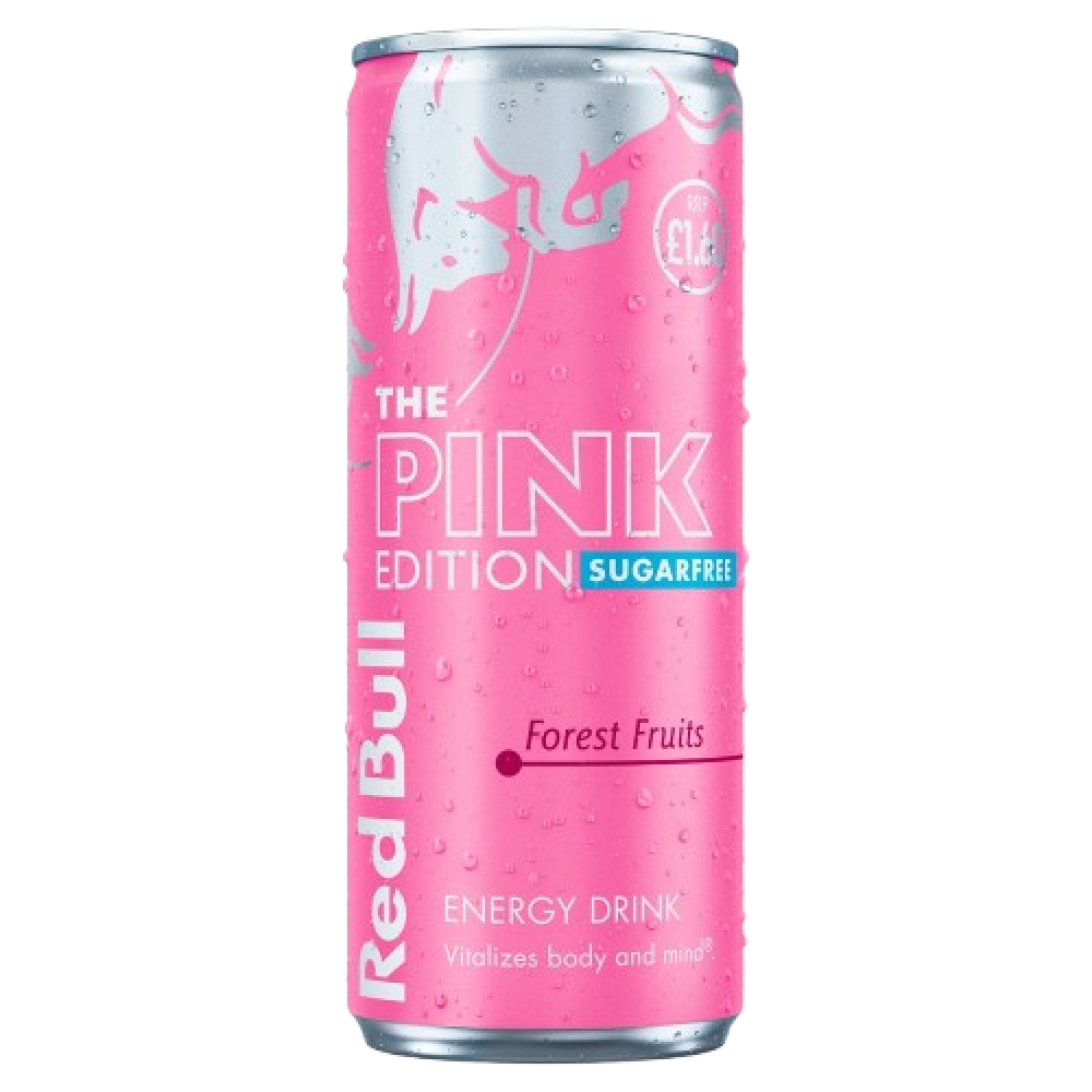 ريد بول بينك فواكه بدون سكر 250 مل 
