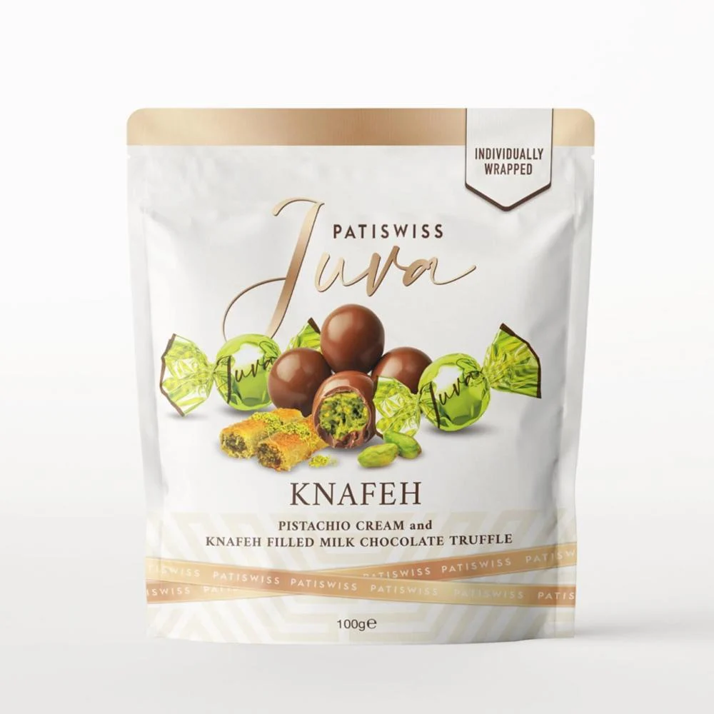 باتسويس شوكولاتة الحليب والفستق والكنافة 100 ج