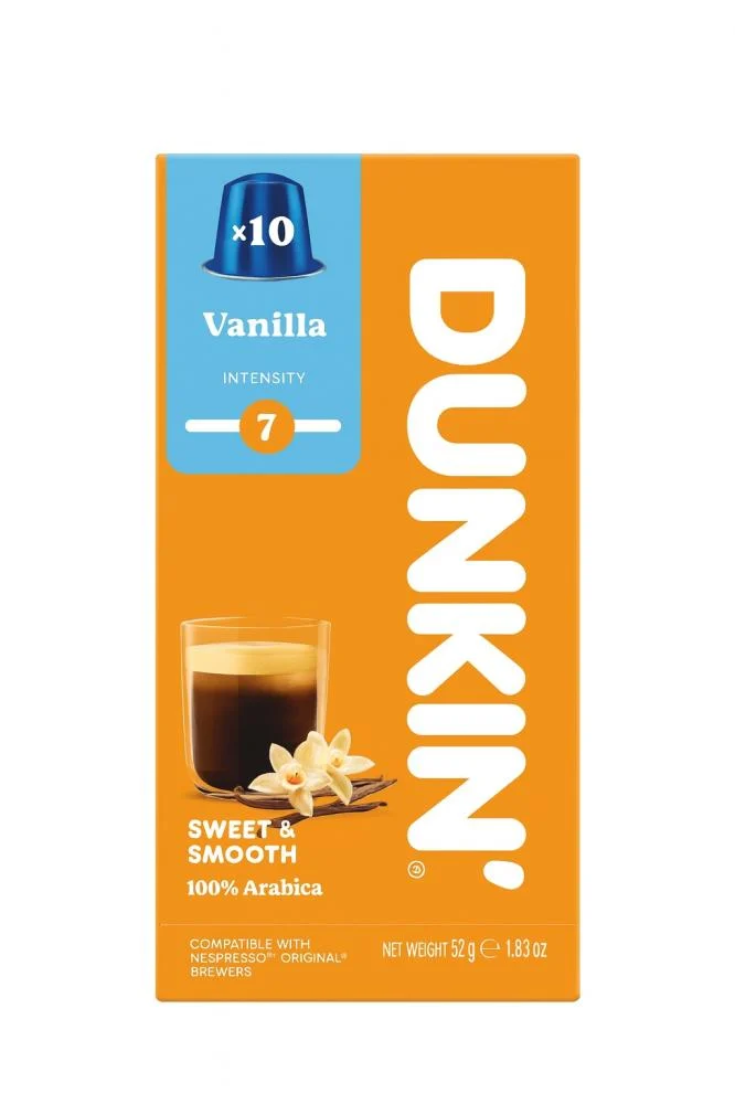 قهوة دانكن فانيليا نيسبريسو كبسولات 52ج  
