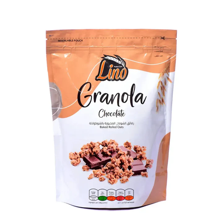 رقائق الشوفان جرانولا لينو بالشوكولاتة كيس 350 ج