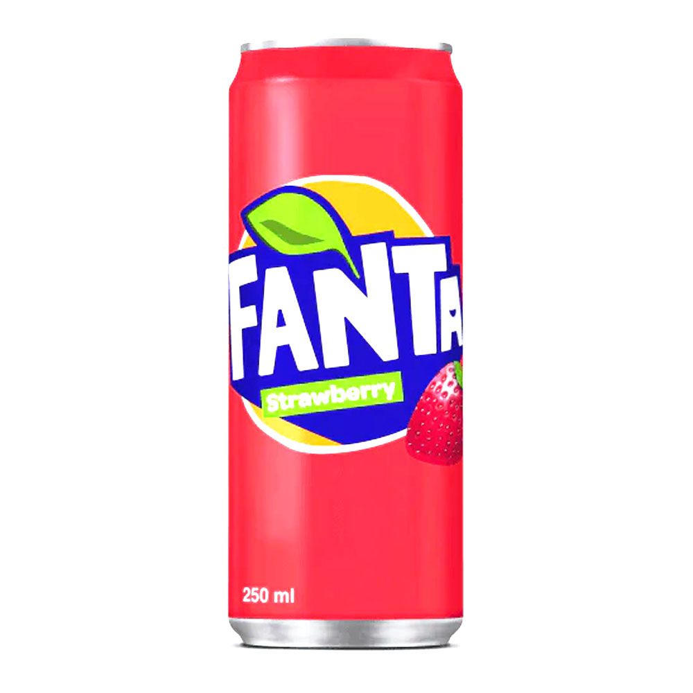 مشروب فانتا فراولة علب 250 مل
