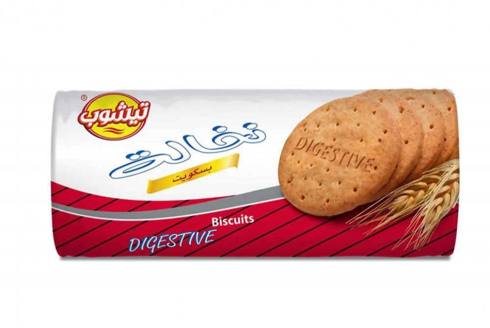 تيشوب بسكويت نخالة 250ج